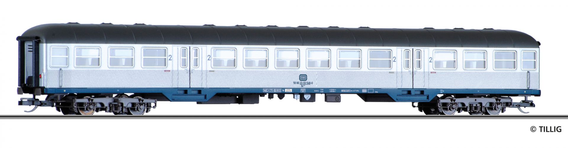 16854 | 2nd class passenger coach DB